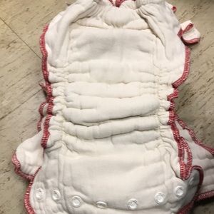 4 Used Cloth-Rez Organic Workhorse Diapers